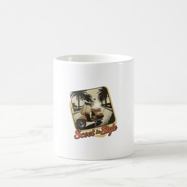 Mug Scoot vintage dans la boue de style (Centre)