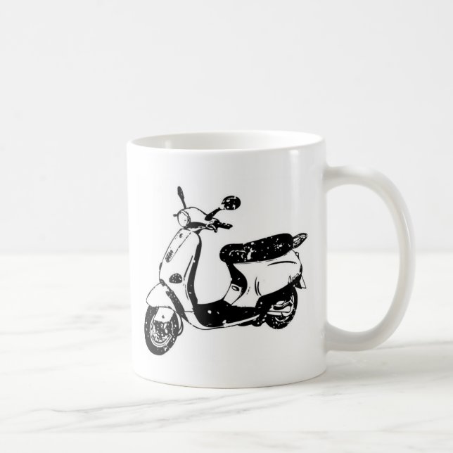 Mug Scooter noir (Droite)