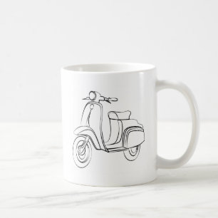 Mug Scooter vintage