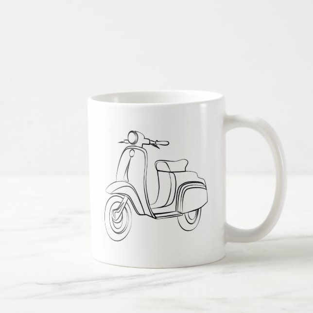 Mug Scooter vintage (Droite)