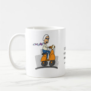 Mug scooters de tour de types de métro et café de