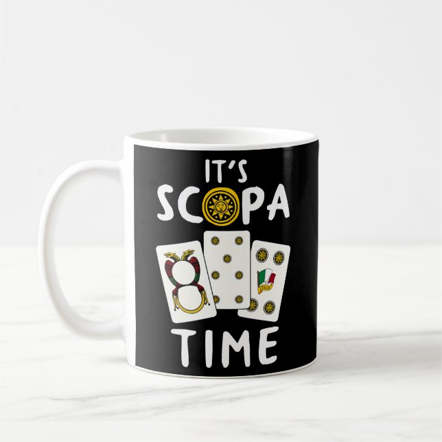Mug Scopa Italien Jeu de carte Scopa Lecteur (Gauche)