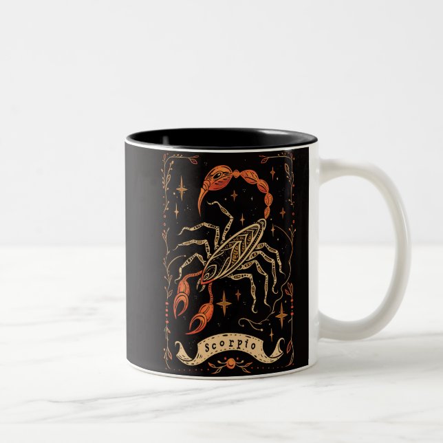 Mug Scorpio Celestial Zodiac Art (Droit)