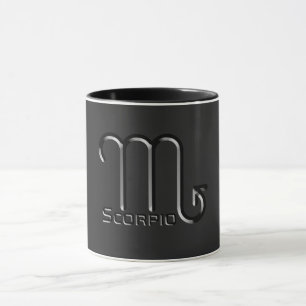 Mug SCORPIO, Conception abstraite du signe zodiaque,