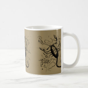 Mug Scorpio Constellation Hevelius 1690 Engrave