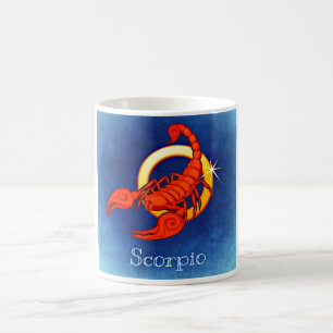 Mug Scorpio en bleu