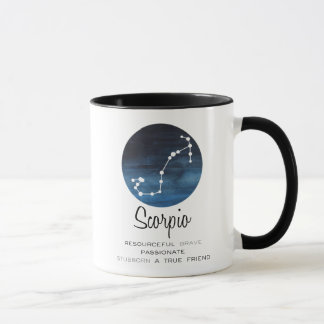 Mug Scorpio Sign, Constellation, café Zodiac