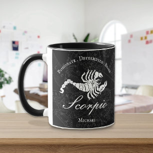 Mug Scorpio Zodiac Astrologie Personnalité Black Custo
