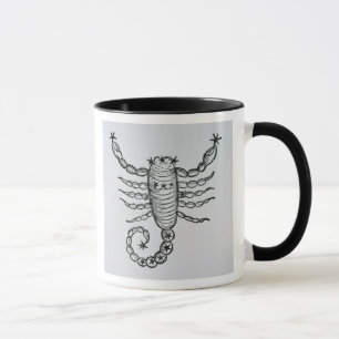 Mug Scorpion (le scorpion) une illustration du 'P
