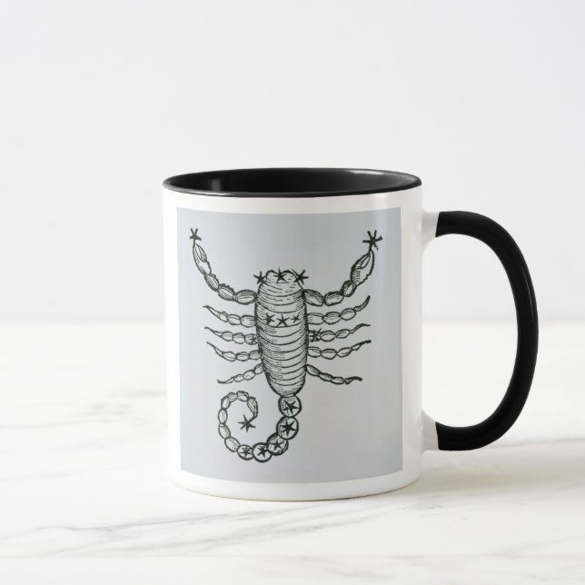 Mug Scorpion (le scorpion) une illustration du 'P (Droite)