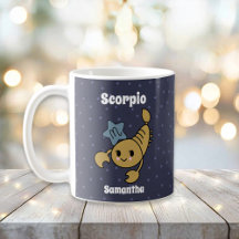 Scorpion Zodiaque Personnalisé Illustré Mignon