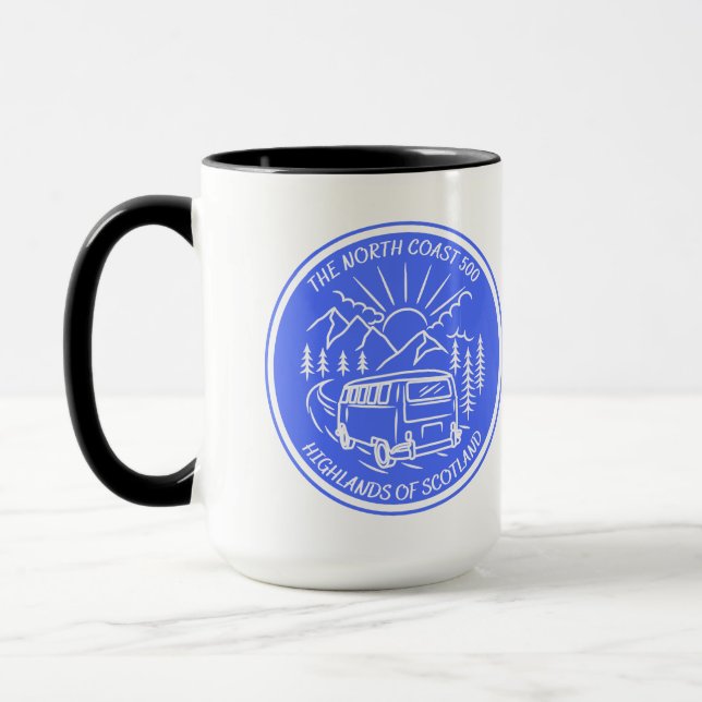 Mug Scotland's North Coast 500 carvan touring (Gauche)