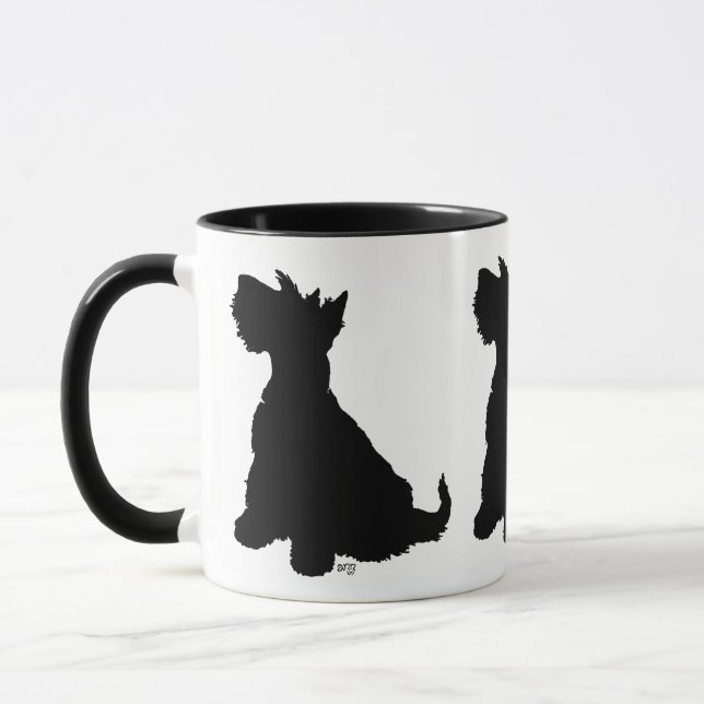 Mug Scottie Chien Assis (Gauche)
