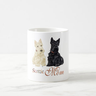 Mug Scotties Blé et Noirs Fête des Mères