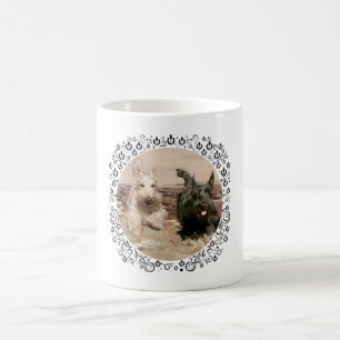 Mug Scotties Rouans et Noirs en Course