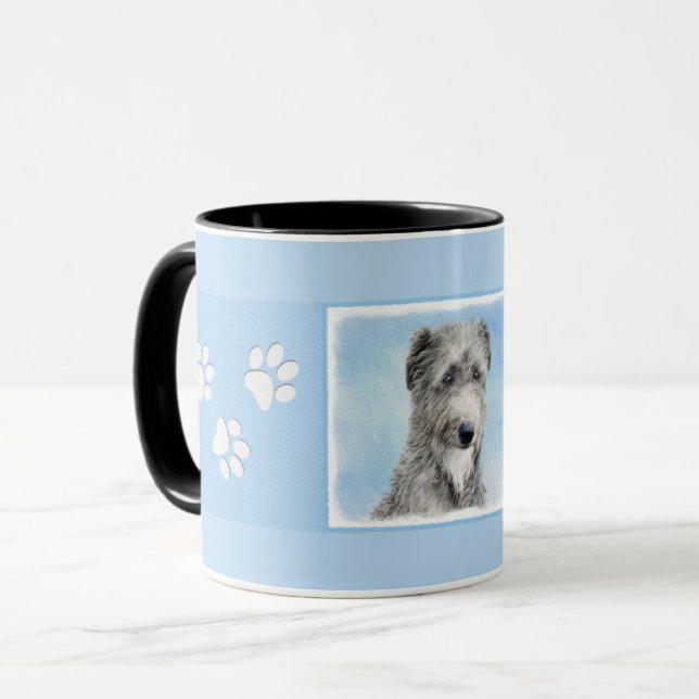 Mug Scottish Deerhound Peinture - Cute Original Chien  (Devant gauche)
