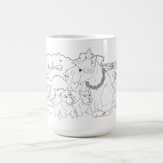 Mug Scottish Terrier Mom (Centre)