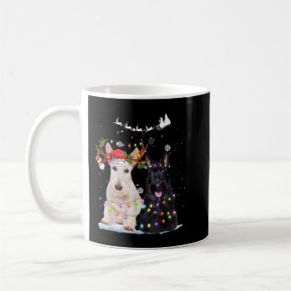 Mug Scottish Terrier Reindeer Xmas Lights Christmas Xm