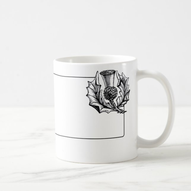 Mug Scottish Thistle Graphic (Droite)