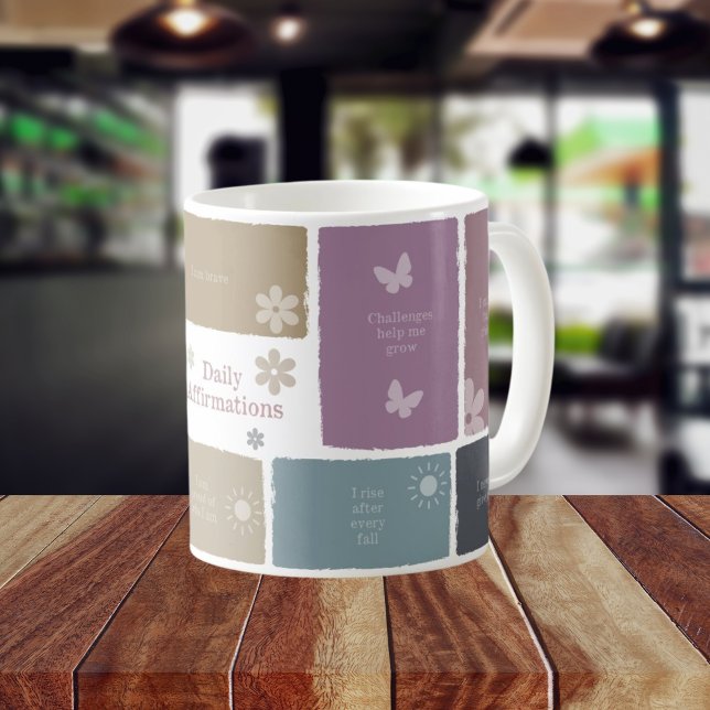 Mug Scrapbook Citation Art, Affirmation Positive Auto (Créateur téléchargé)