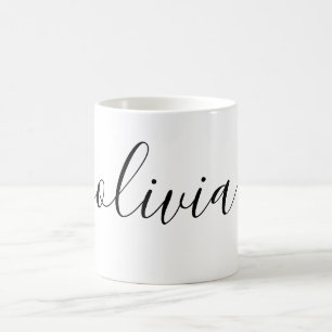 Mug Script de signature personnalisé simple