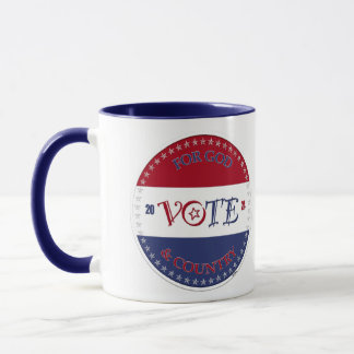 Mug Script de vote pour Dieu et la patrie 2024