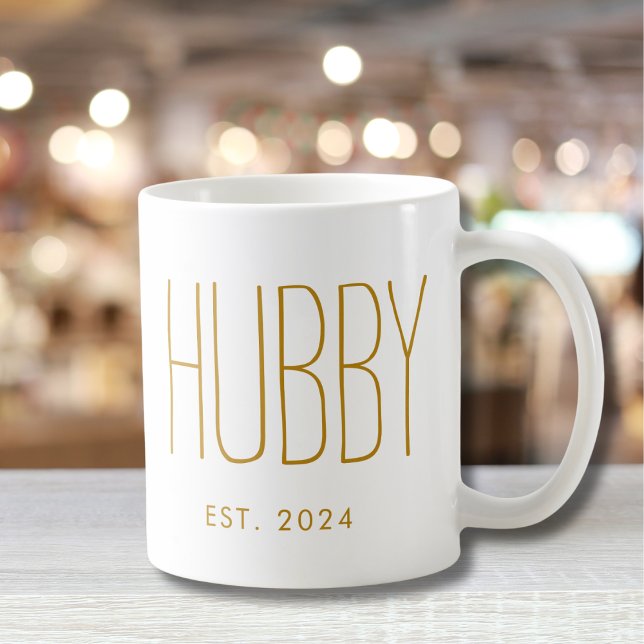 Mug Script Mariage Personnalisé Or pour Mari et Femme  (Créateur téléchargé)