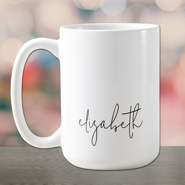 Mug Script minimaliste de prénom élégant (Créateur téléchargé)