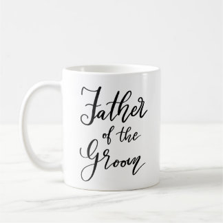 Mug Script Père Du Mariage De Typographie Groom