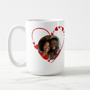 Mug Script Retro « Sois Mienne » et Photo de Cœur Esqu