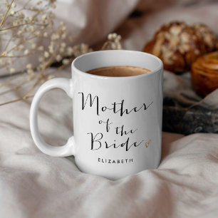Mug Script tendance "Mère de la mariée"