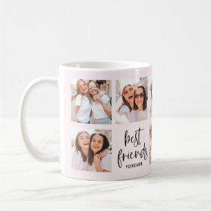 Mug Script tendance sur Blush Multi Photo Best Frien