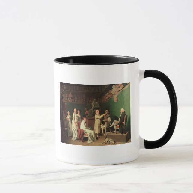 Mug Sculpter le buste du marquis De de Pierre (Droite)