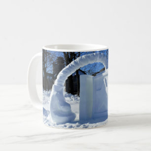 Mug Sculpture de neige, Québec, Canada