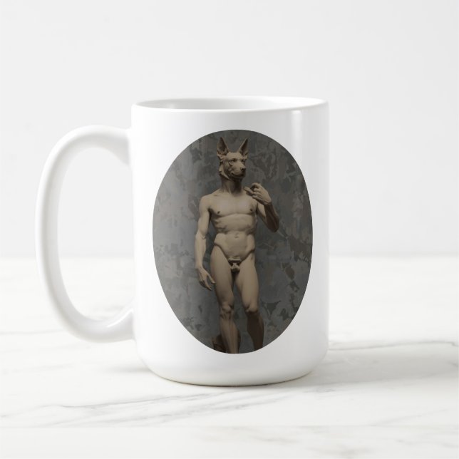 Mug Sculpture en marbre de la Renaissance Berger Allem (Gauche)
