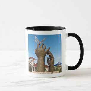 Mug Sculpture Taking Flight