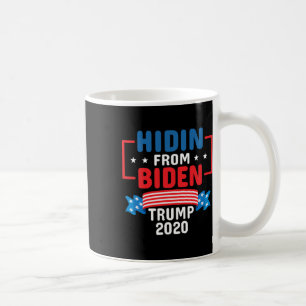 Mug Se Cachant De Biden Hommes Femmes Vintage Pro Trum
