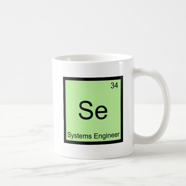 Mug Se - Chemise drôle d'ingénieur système de chimie (Droite)