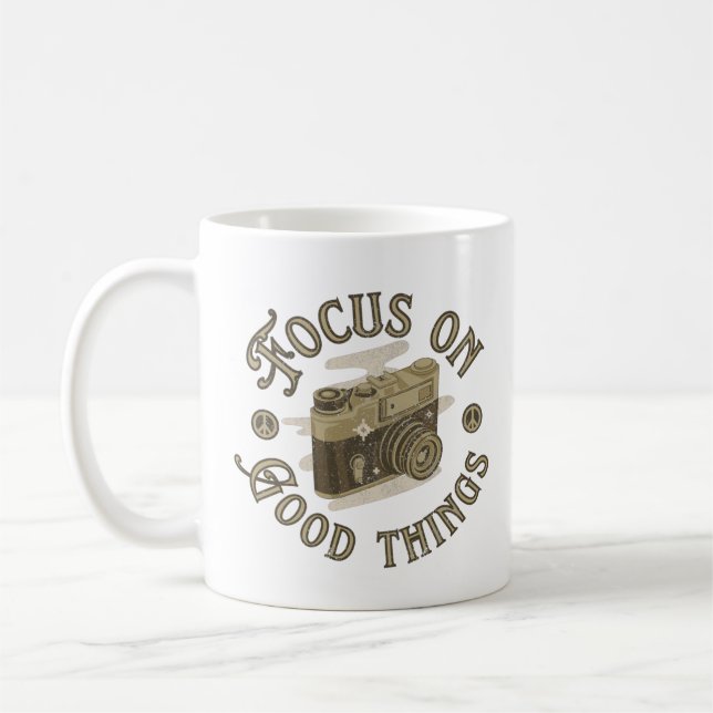 Mug se concentrer sur les bonnes choses dire positive (Gauche)