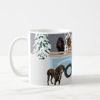 Mug Se consume dans la neige d'un camion