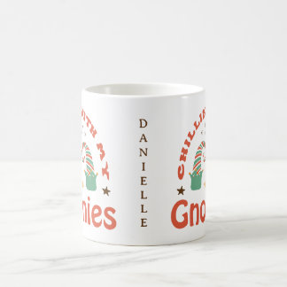 Mug Se détendre avec mes gnomes - Noël personnalisé