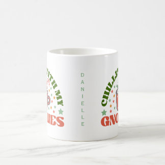 Mug Se détendre avec mes gnomes - Noël personnalisé