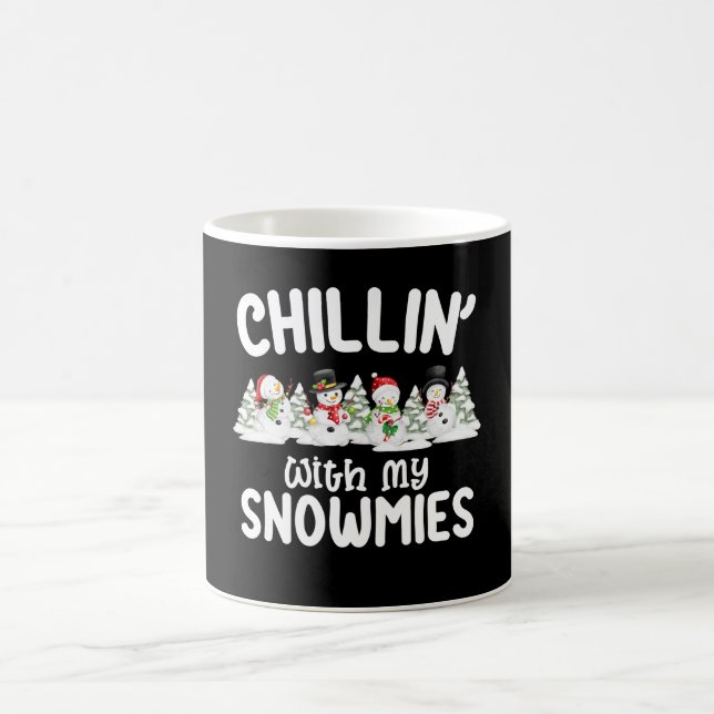 Mug Se détendre avec mes Snowmies bonhomme de neige No (Centre)