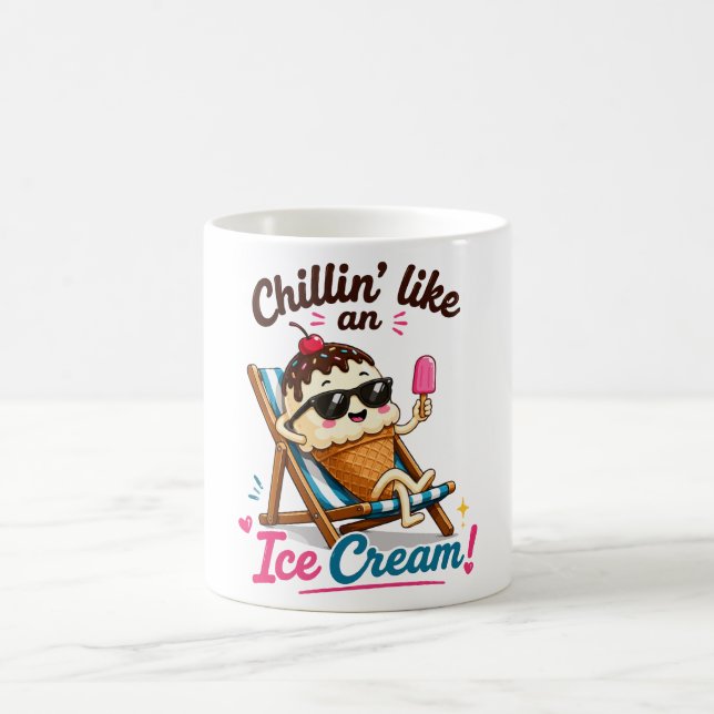 Mug Se détendre comme une glace (Centre)