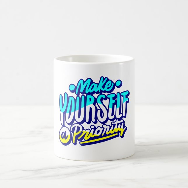 Mug se donner la priorité conception motivationnelle (Centre)