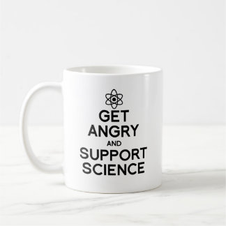 Mug Se mettre en colère et soutenir la science