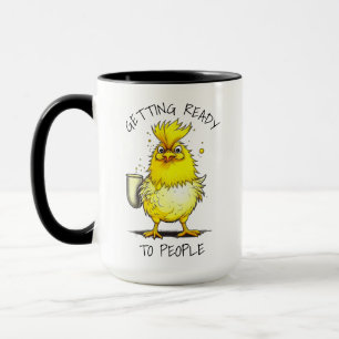 Mug Se préparer aux personnes   Citation de café amusa