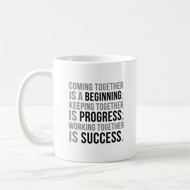 Mug Se Réunir Est Un Début (Gauche)