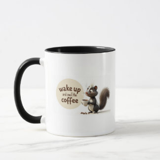 Mug se réveiller et sentir le café