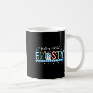 Mug Se sentant un peu givré Bonhomme de neige à carrea